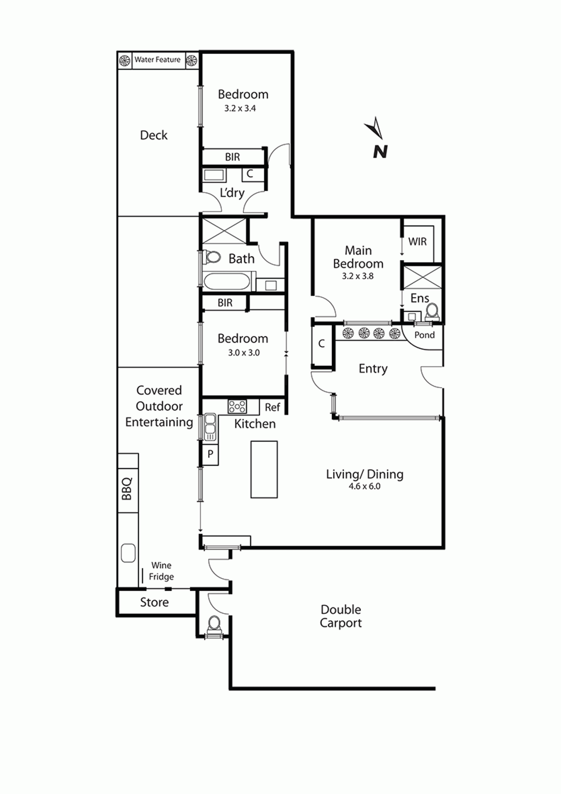 Floor Plan- 2, 34 Elwood Street Brighton