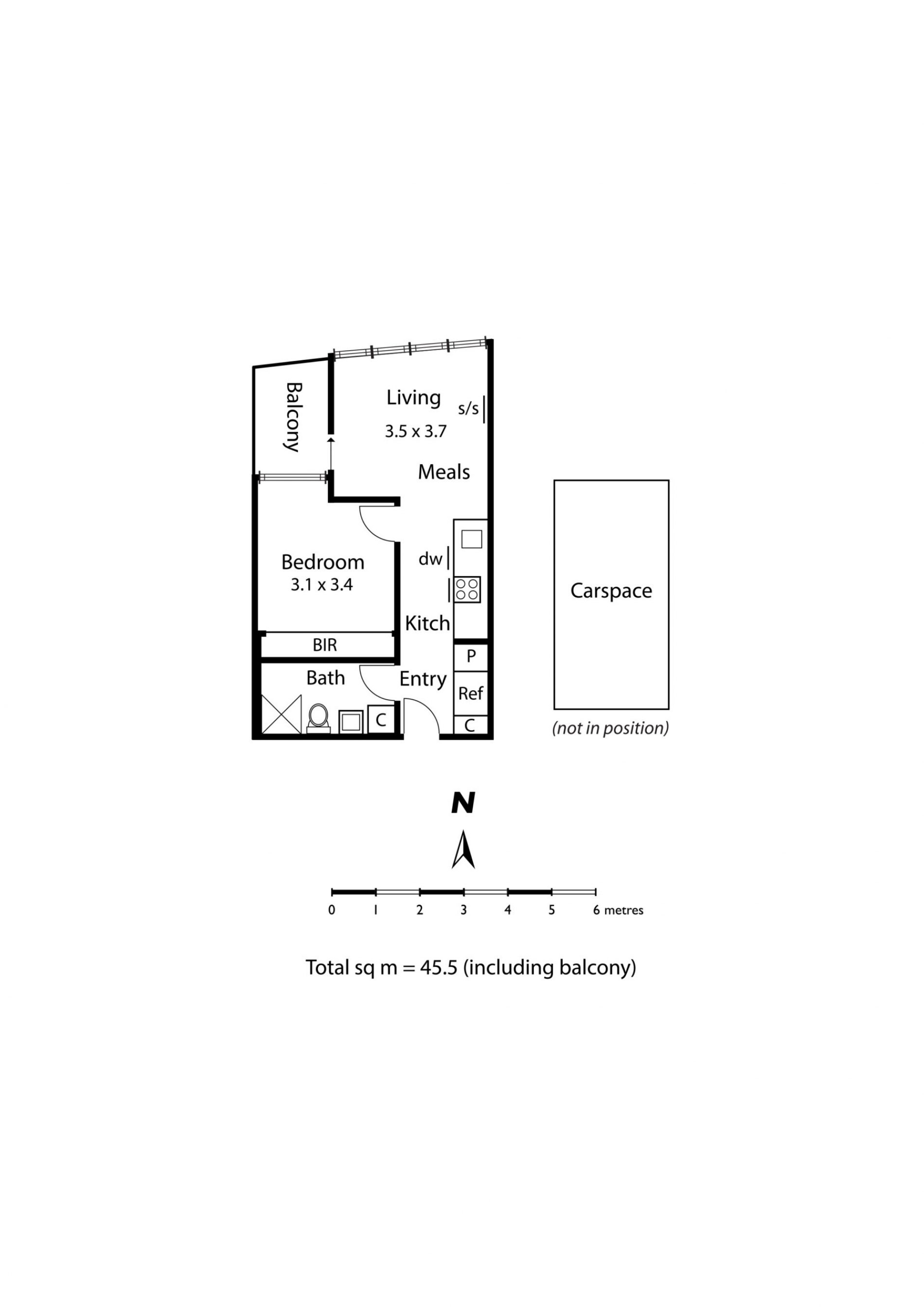 Floor Plan- 219, 209 Bay Brighton